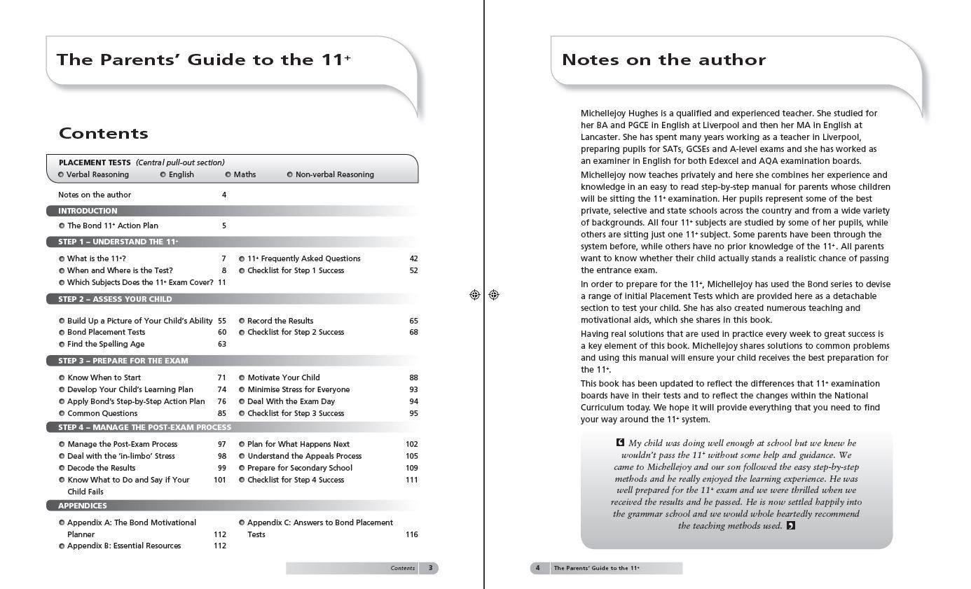 كتاب Bond Parents Guide To The 11+ التعليمي من ماركة كتب أكسفورد