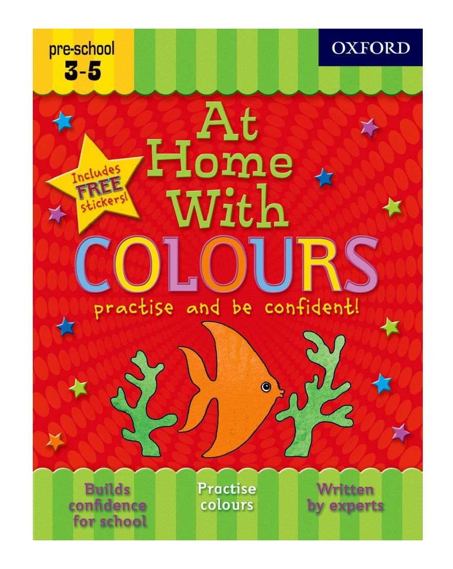 كتاب الأطفال التعليمي At Home With Colours من ماركة كتب أكسفورد