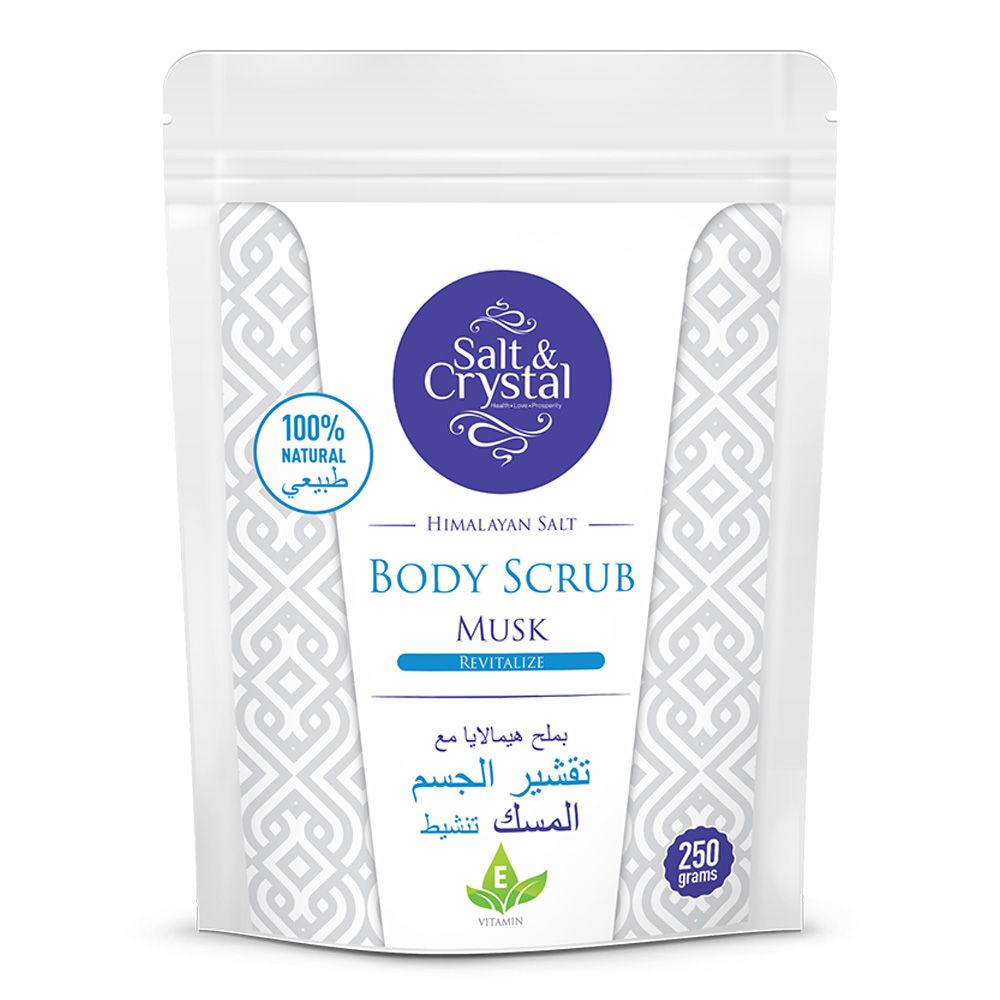 Salt & Crystal - Musk Himalayan Salt Body Scrub 250g