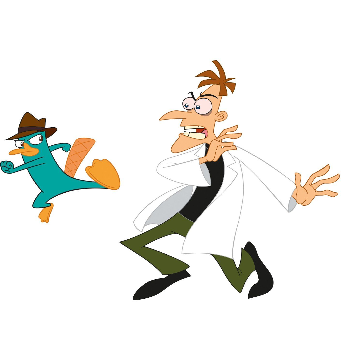 RoomMates Phineas & Ferb - Agent P Peel & Stick Giant Wall Decal