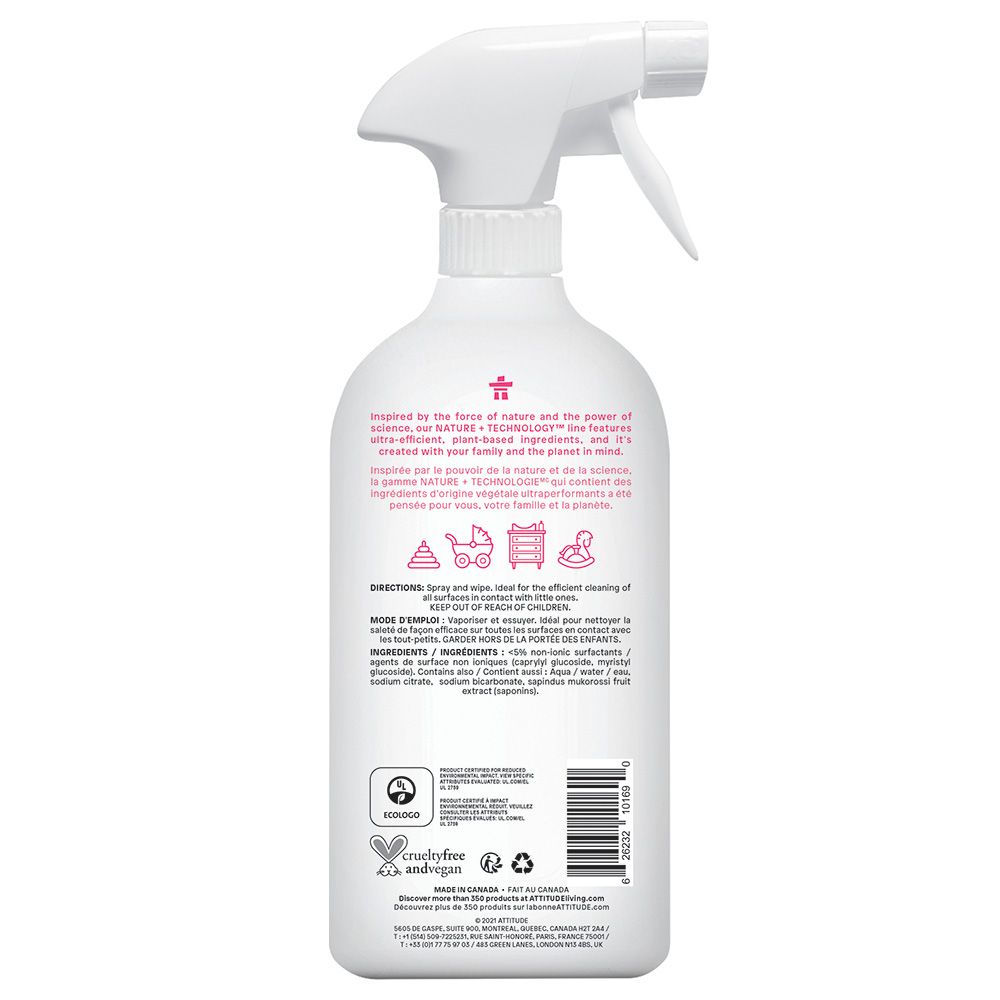 Attitude - Little Ones Toy & Surface Cleaner - 800ml