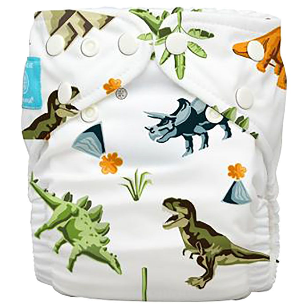 Charlie Banana - Diaper 2 Reusable One Size Inserts Dinosaurs Hybrid AIO