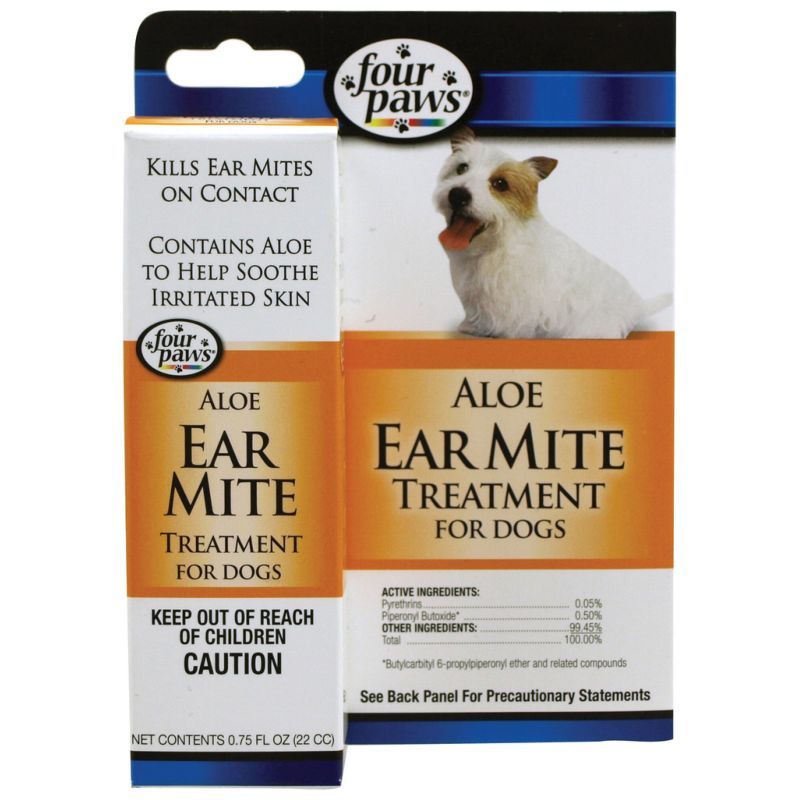 Four Paws - Ear Mite Remedy for Dogs 0.75oz 