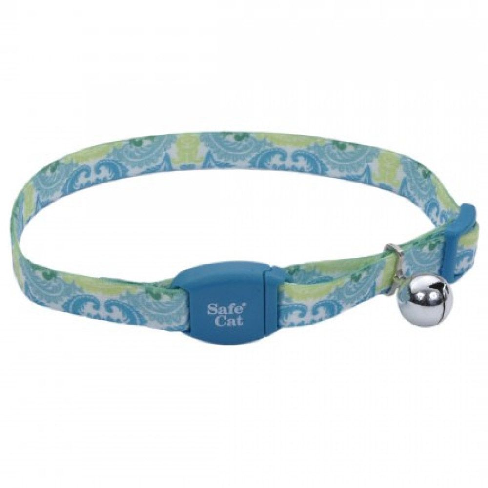 Coastal - 3/8" SafeCat Breakaway w/ Buckle Collar - Blue