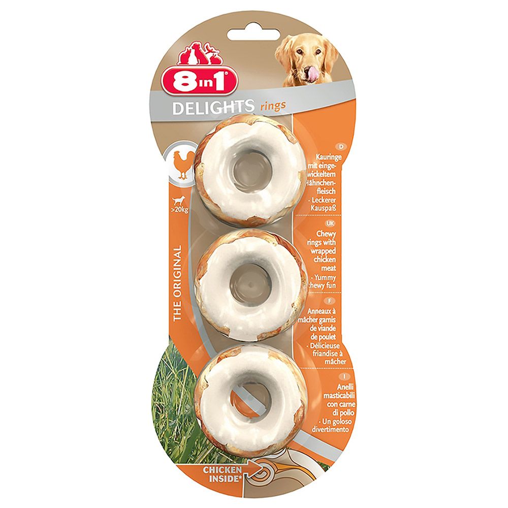 8In1 - Delight Chicken Rings 3pcs