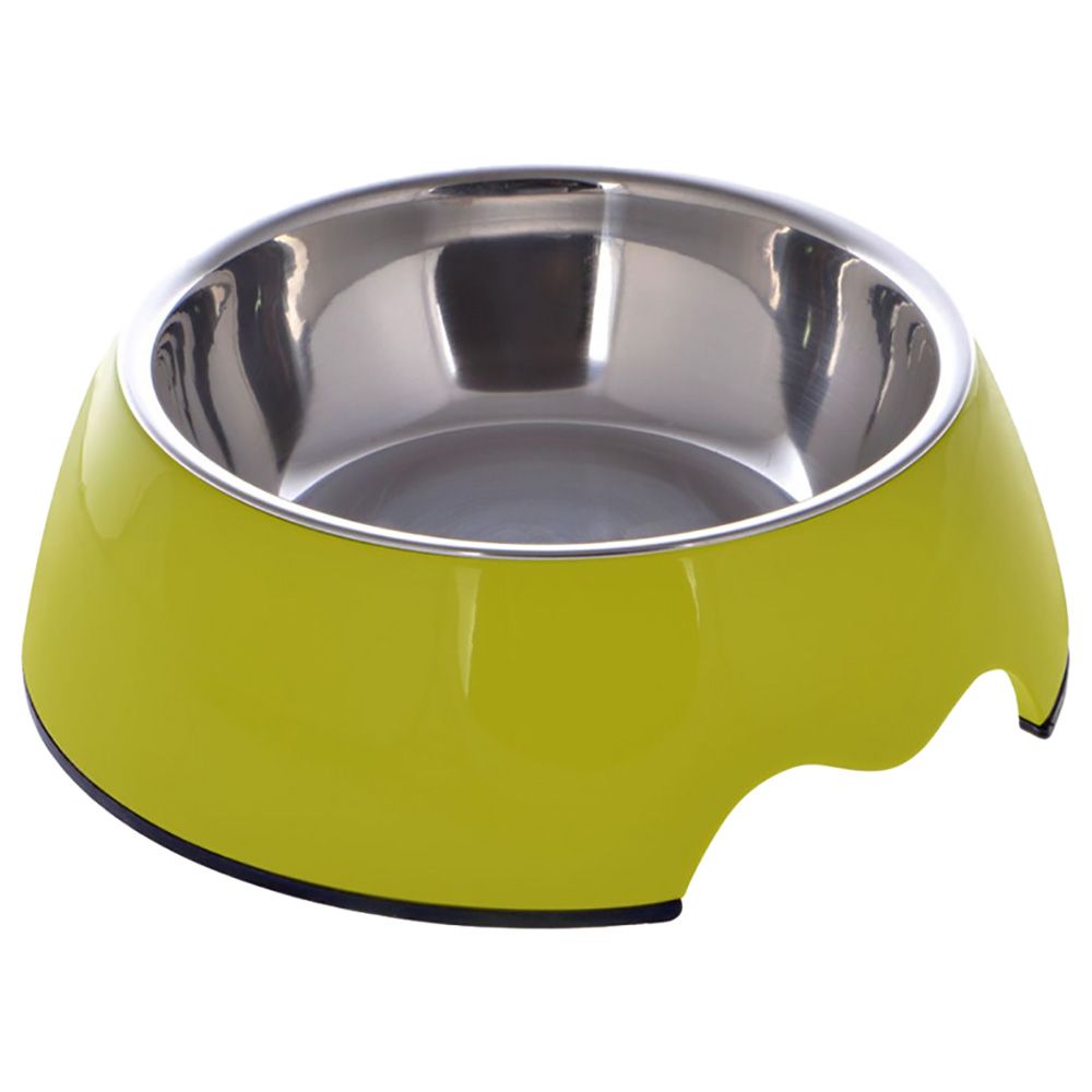 NutraPet - Melamine Round Bowl Medium - Parrot Green