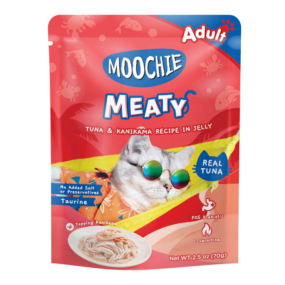 Moochie - Tuna & Kanikama Recipe in Jelly Pouch 70g