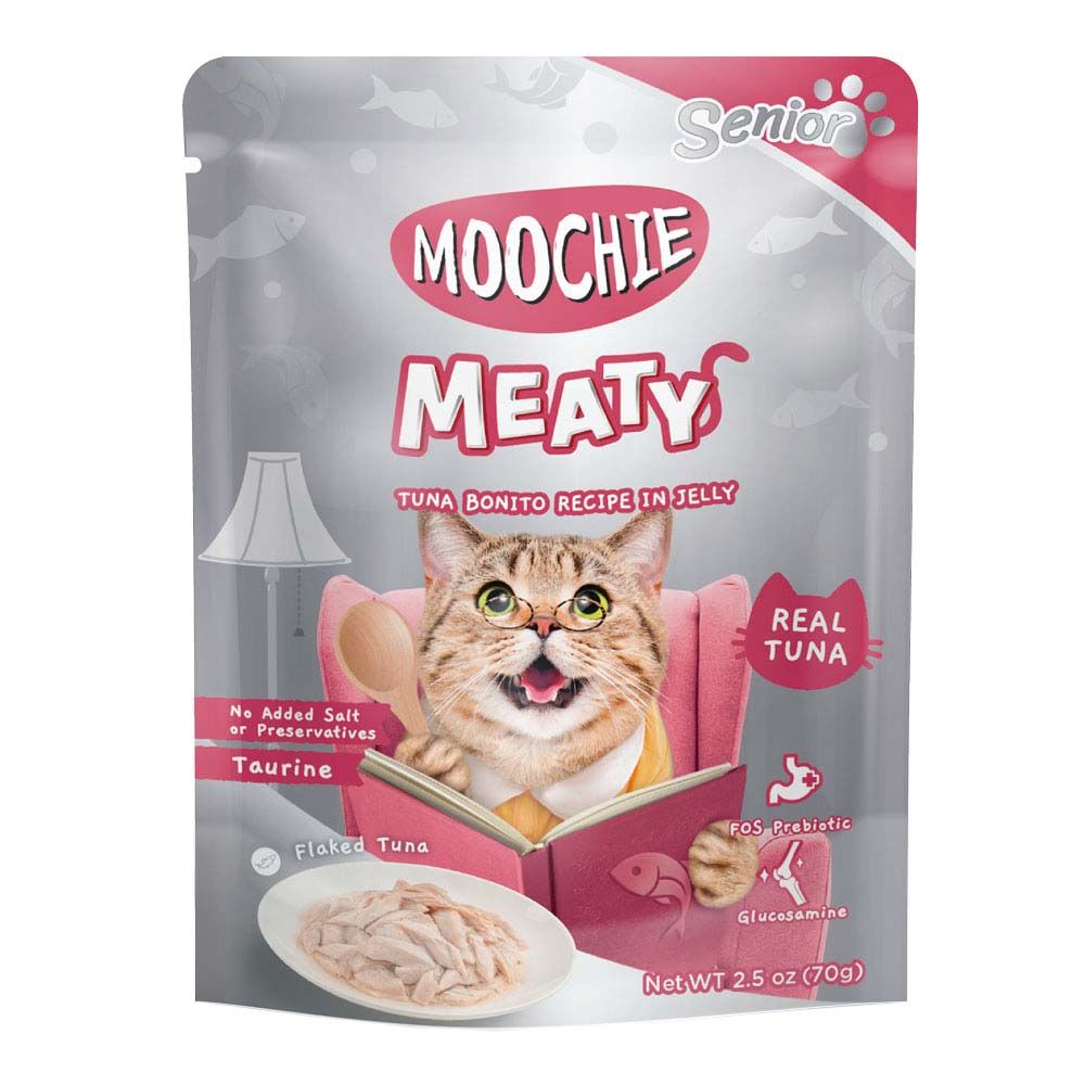 Moochie - Tuna & Bonito Recipe in Jelly Pouch 70g