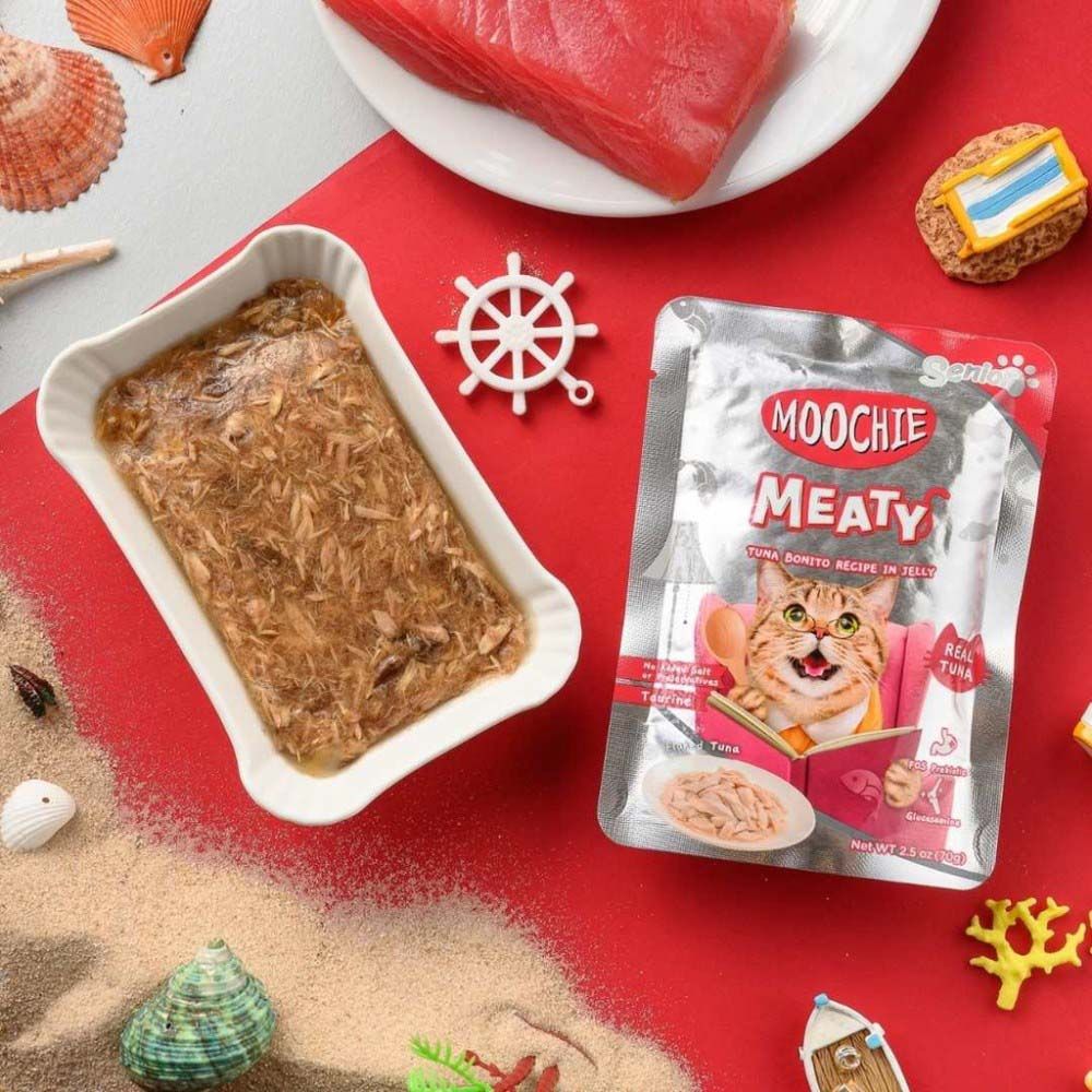 Moochie - Tuna & Bonito Recipe in Jelly Pouch 70g