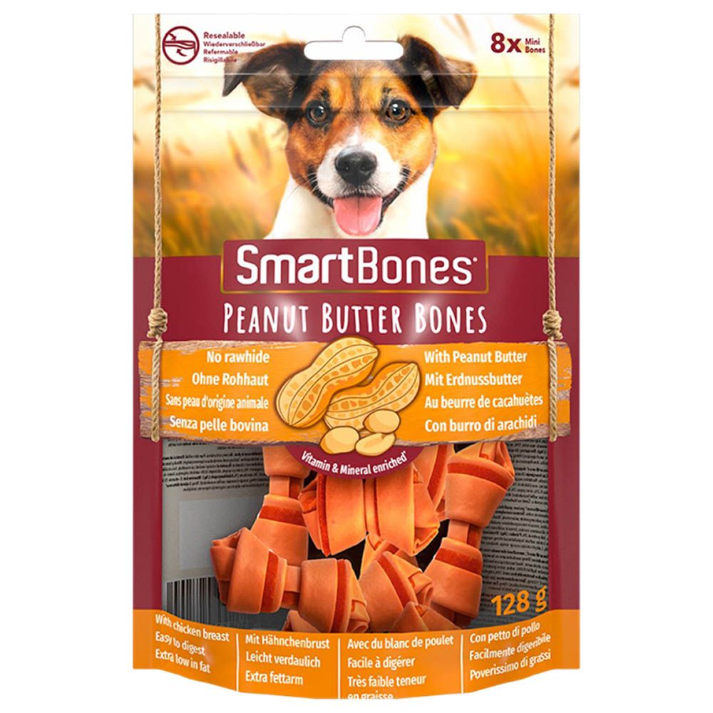 Smartbones - Peanut Butter Bones 128g