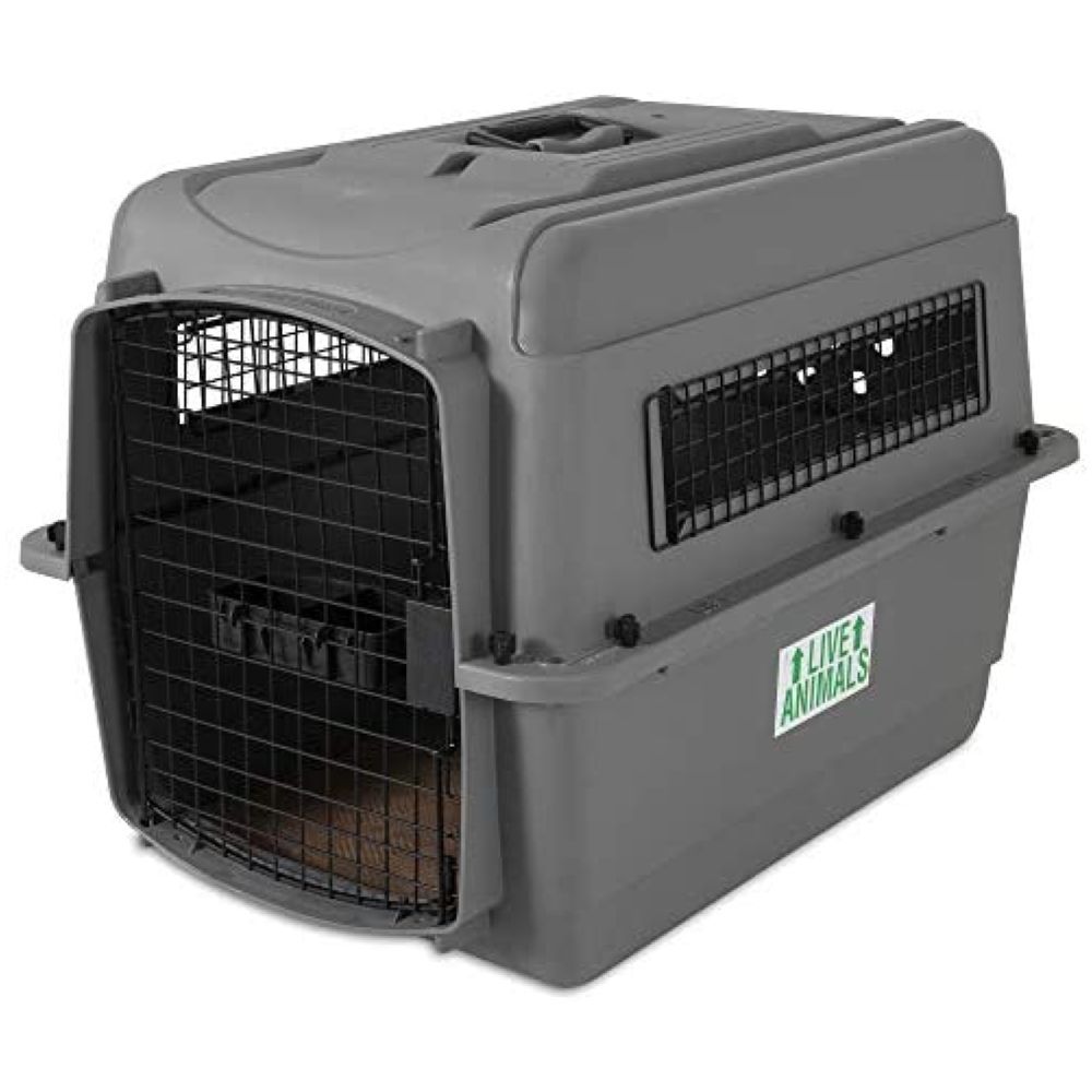 Petmate - Sky Kennel 32" 30-50Lbs - رمادي