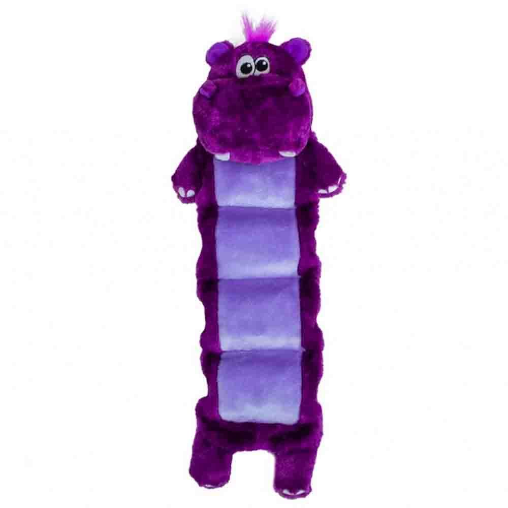 Outward Hound - Squeaker Palz Hippo L - Purple