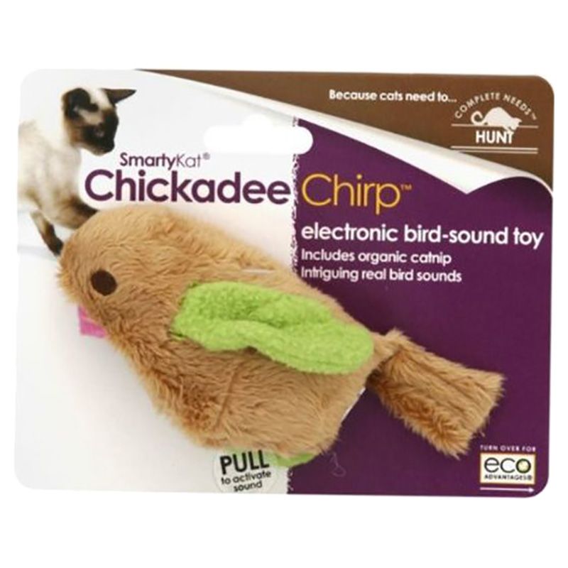 SmartyKat - Chickadee Chirp Electronic Sound Cat Toy