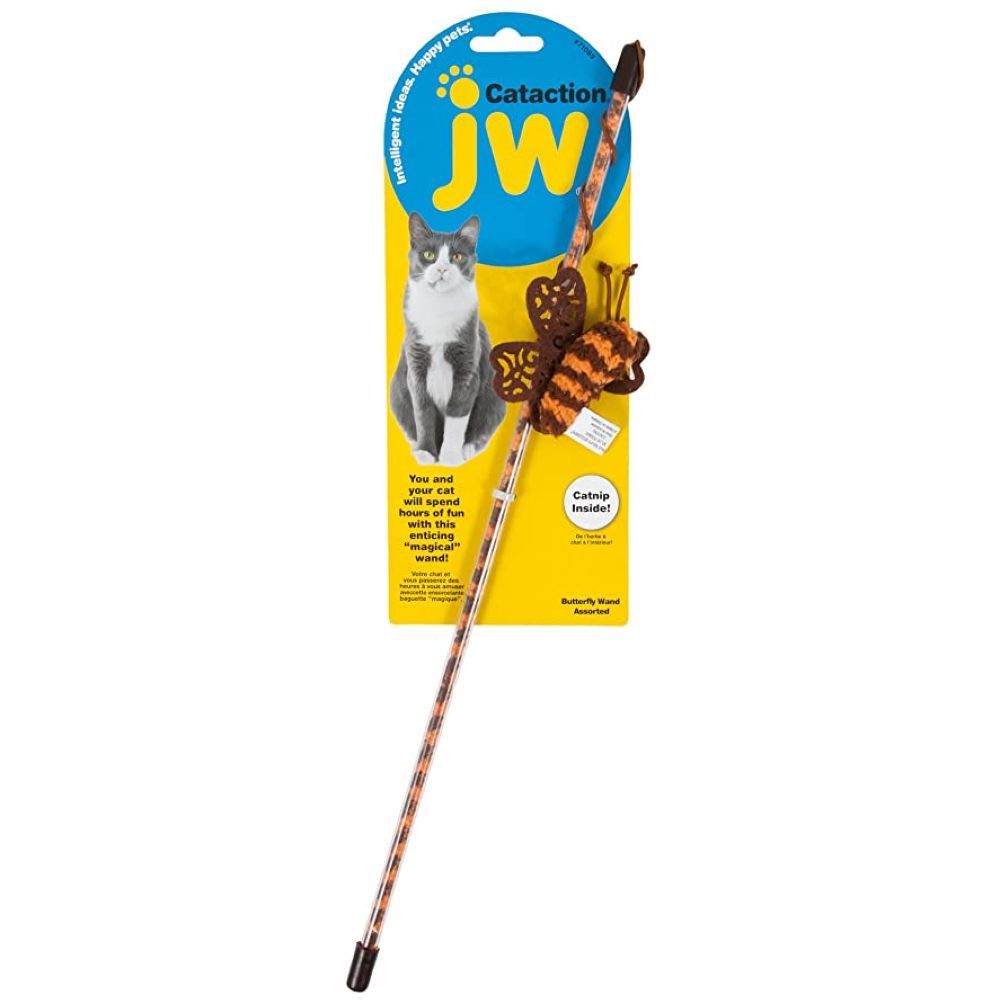 Petmate - Jw Cat Butterfly Wand Toy