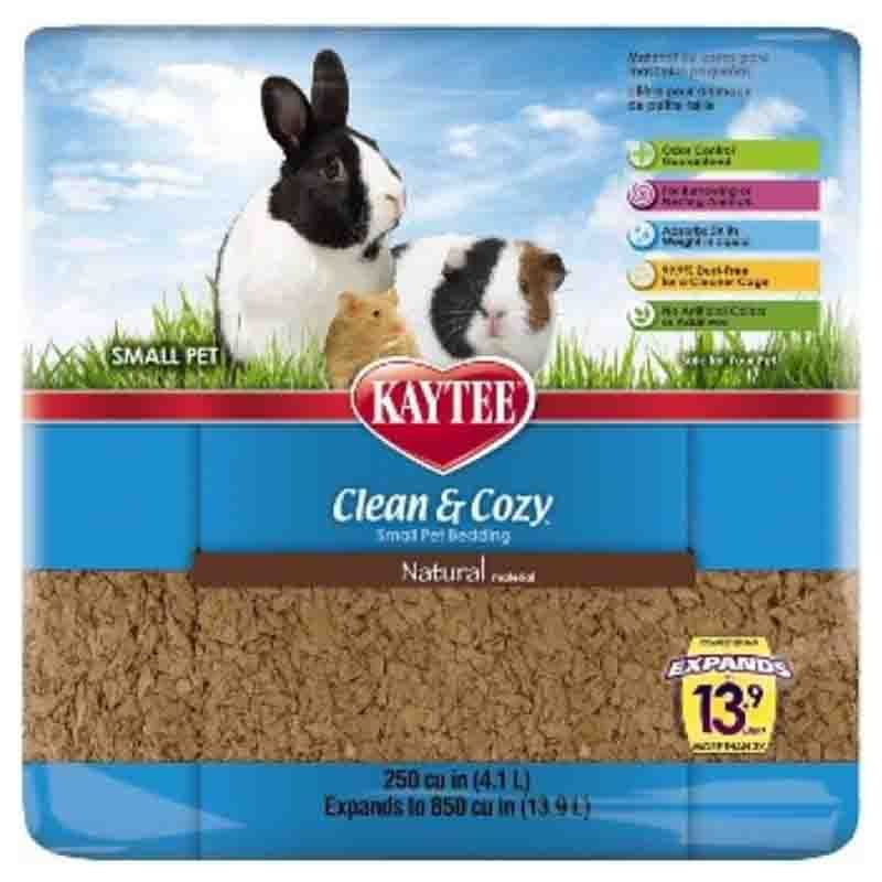 Kaytee - Clean & Cozy Pet Bedding Brown 250 cu in /4.3L