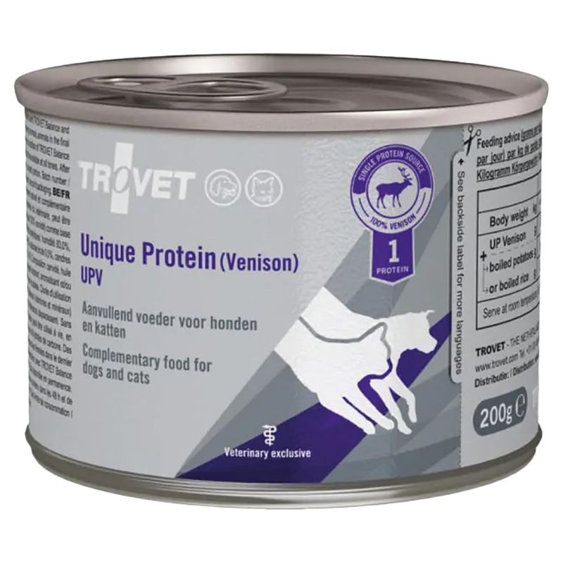 Trovet - Unique Protein Venison Dog & Cat Wet Food Can 200g