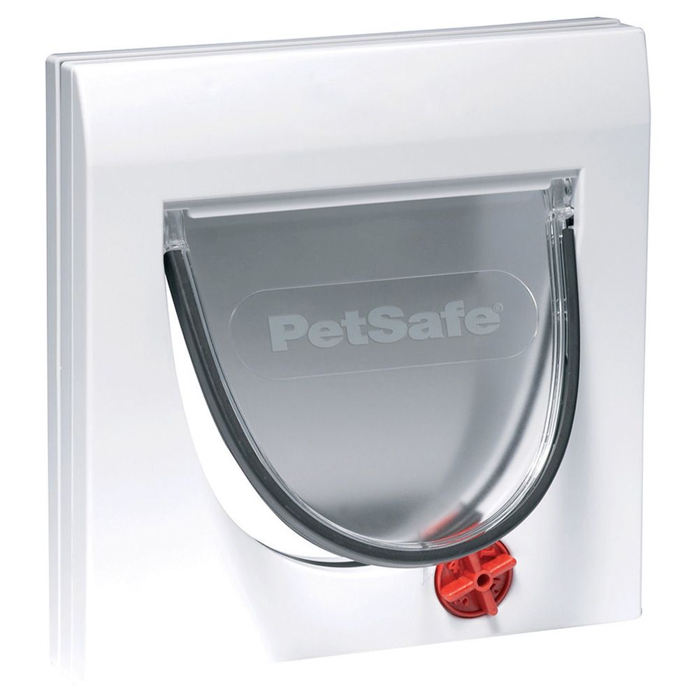 PetSafe - Manual 4 Way Locking Classic Cat Flap - White