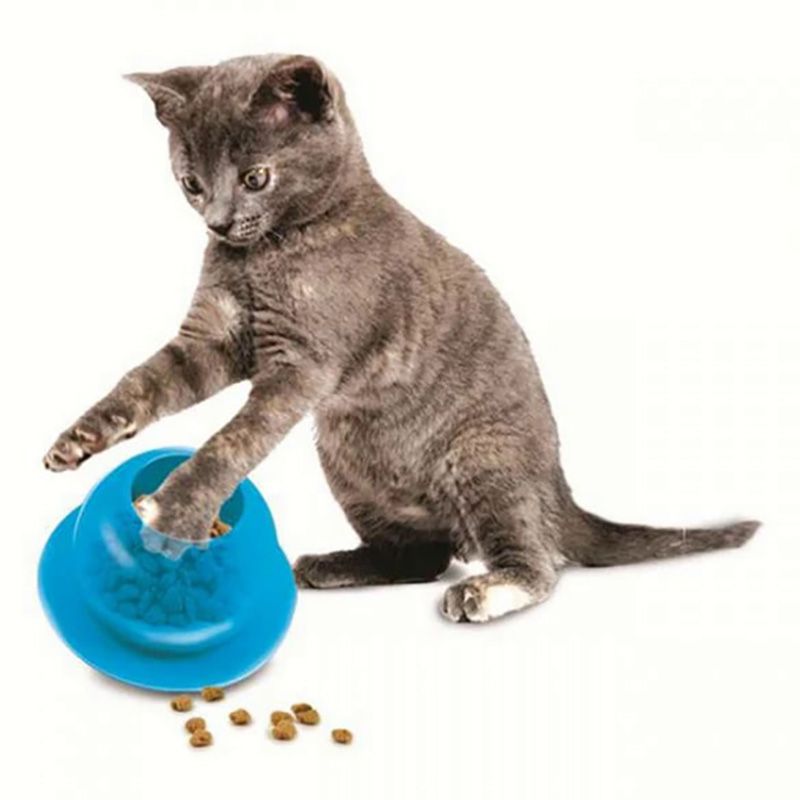 PetSafe - Fishbowl Cat Feeder Toy - Blue