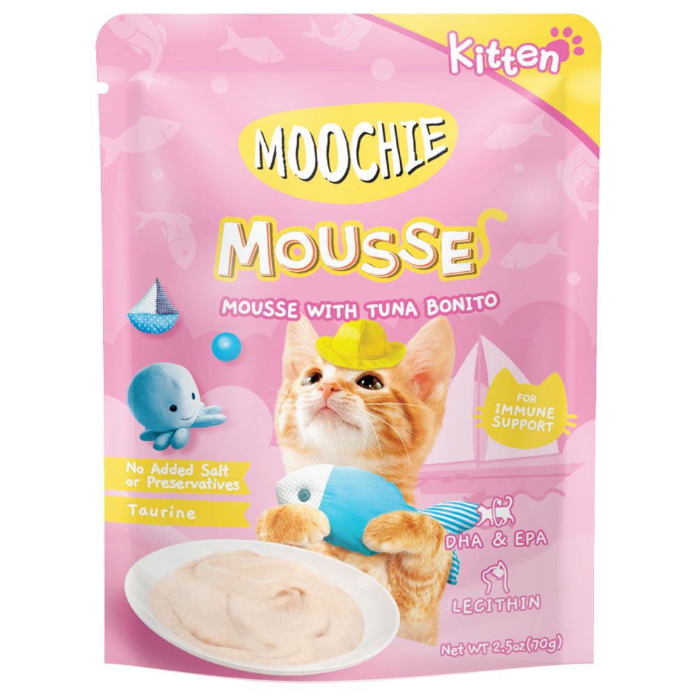 Moochie - Kitten Mousse With Tuna Bonito - 70g