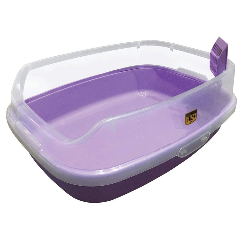 NutraPet - Cat Toilet XL Deodorized Cat Litter Box Lavender