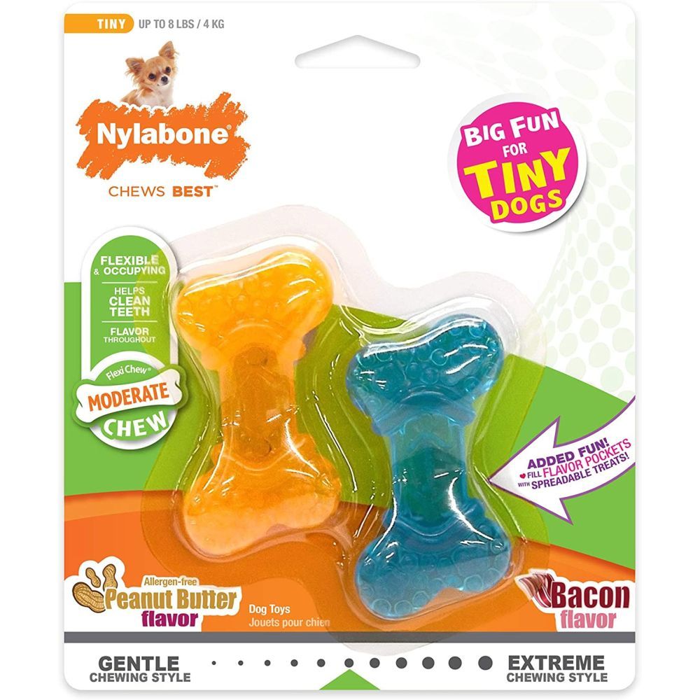 Nylabone - Moderate Chew Mini Twin Pack Mini