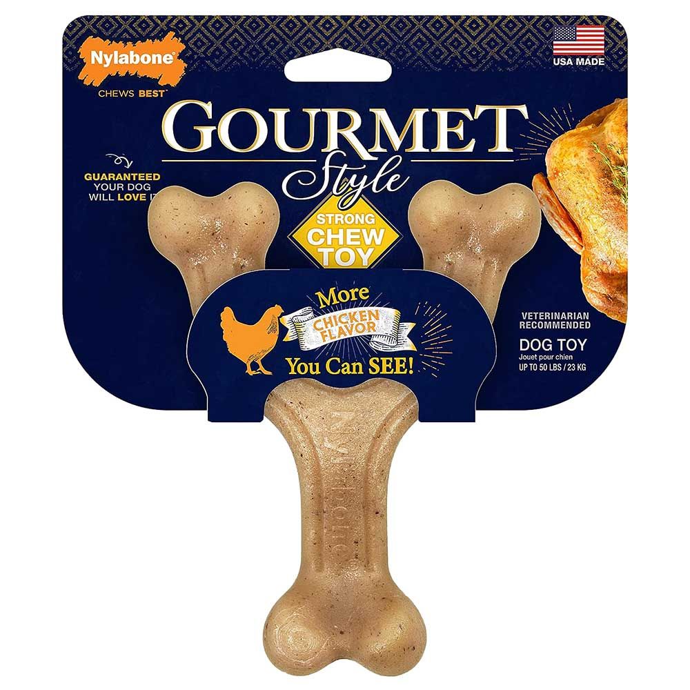 Nylabone - Wishbone Chicken Gnt Gourmet Style Chew Toy