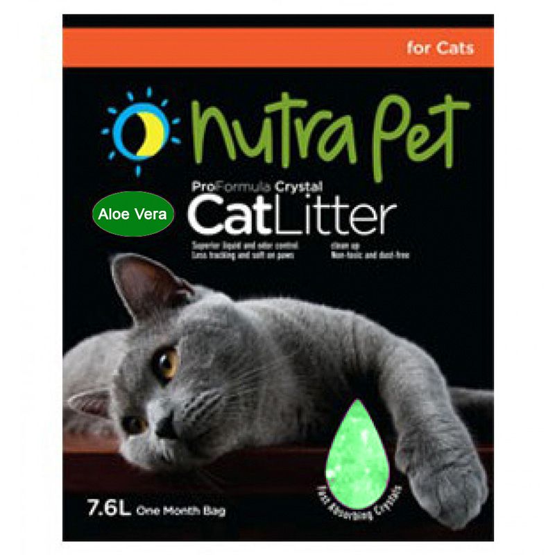 NutraPet - Cat Litter Silica Gel 16L- Aloe Vera Scent