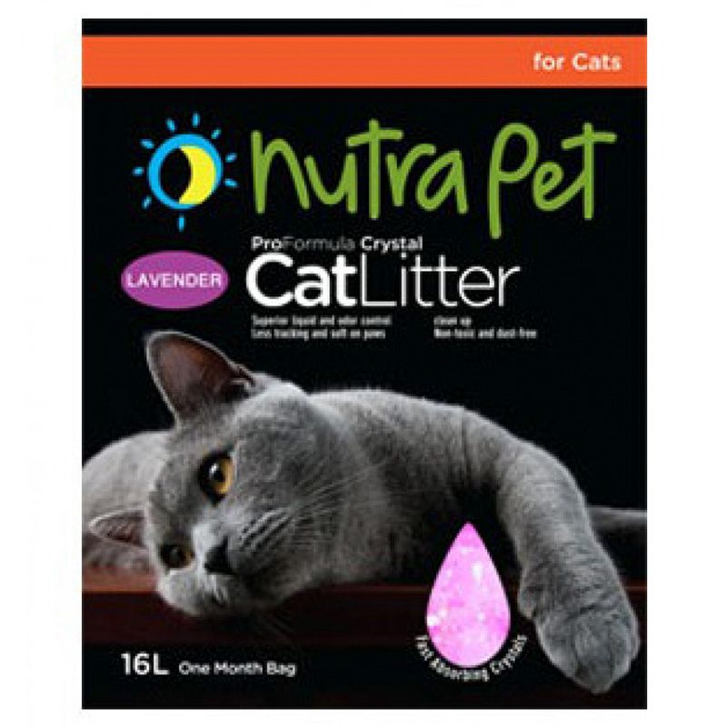 NutraPet - Cat Litter Silica Gel 16L Lavender Scent