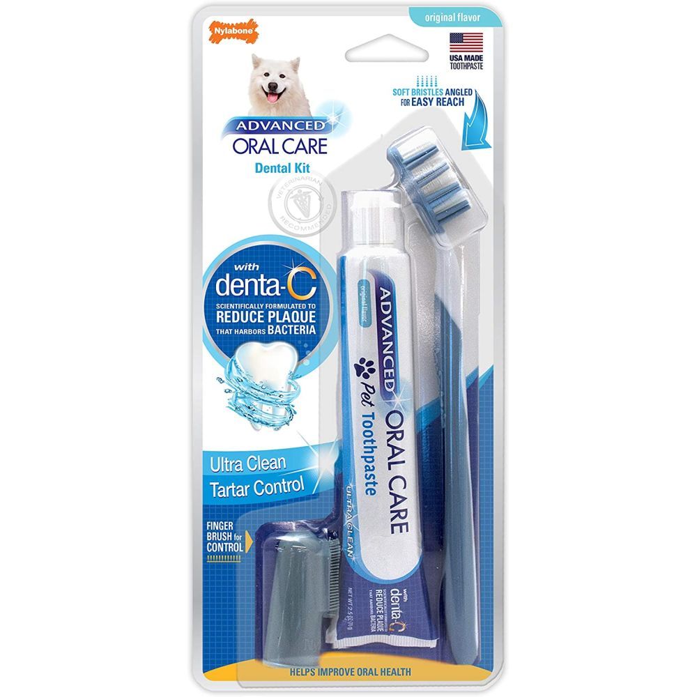 Nylabone - Advanced Oral Care Dog Dental Kit