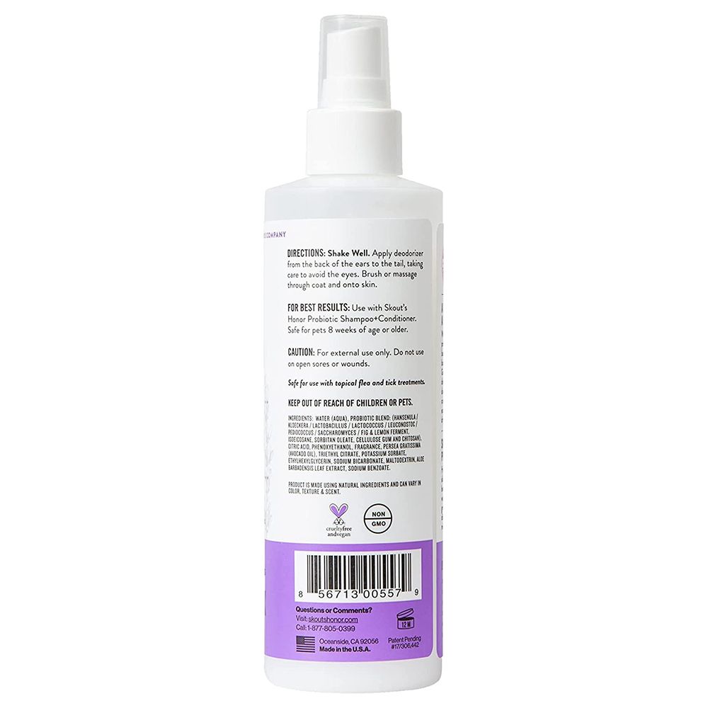 Skout's Honor - Pet Probiotic Deodorizer 8oz - Lavender