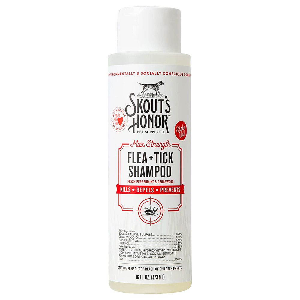 Skout's Honor - Pet Flea & Tick Shampoo 475ml