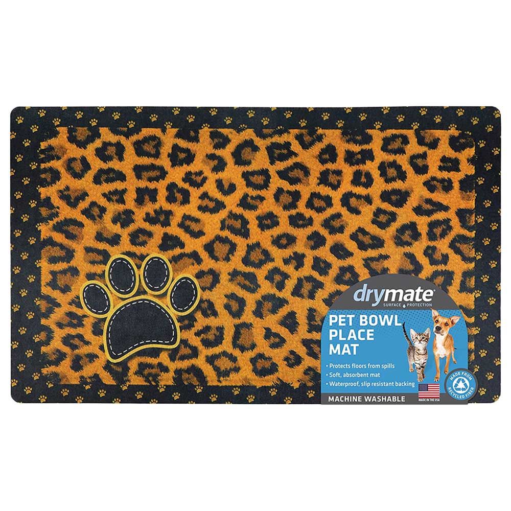 Drymate - Mat For Dogs & Cats - Tan Leopard