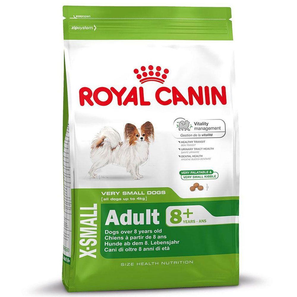 Royal Canin Size Health Nutrition XS Adult 8+ Dog Food 1.5kg