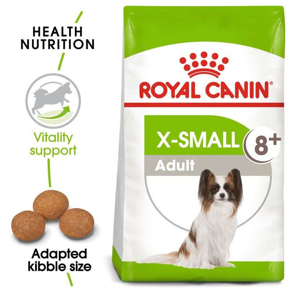 Royal Canin Size Health Nutrition XS Adult 8+ Dog Food 1.5kg