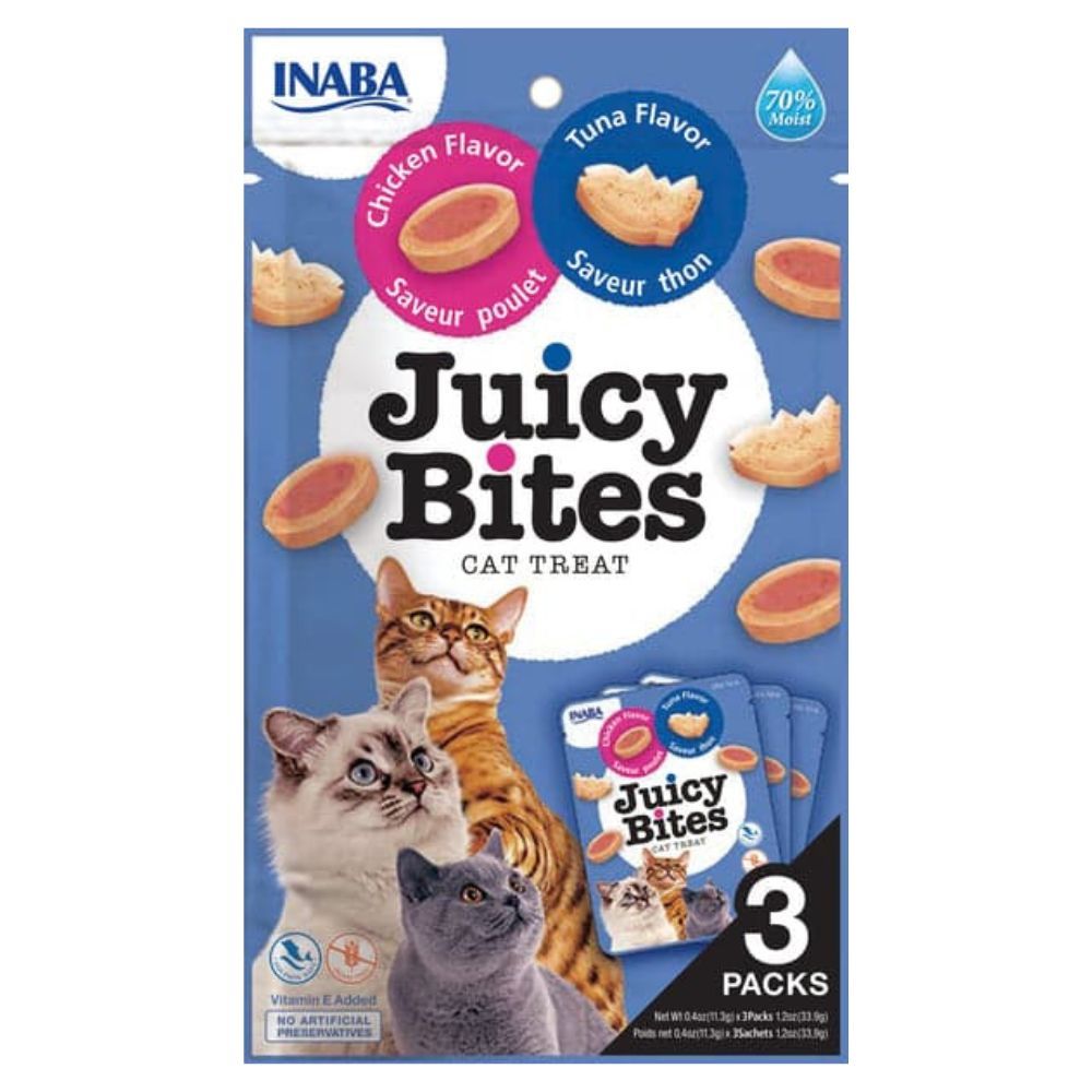 Inaba - Juicy Bites Tuna & Chicken for Cats - 33.9G - Pack Of 3