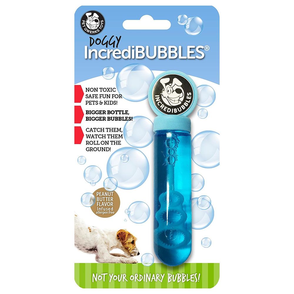 Petmate - Pet Qwerks Doggy Incredibubbles - Peanut Butter