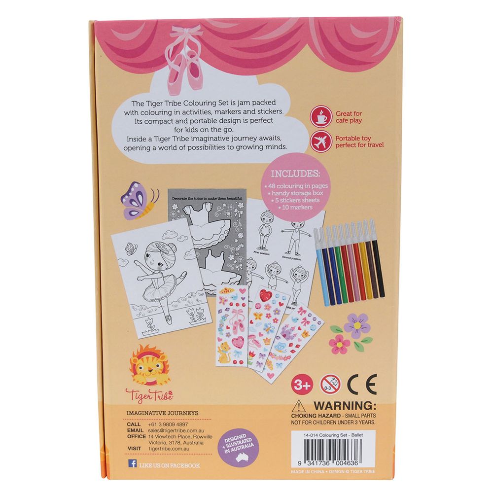 Tiger Tribe - Ballet Colouring Set