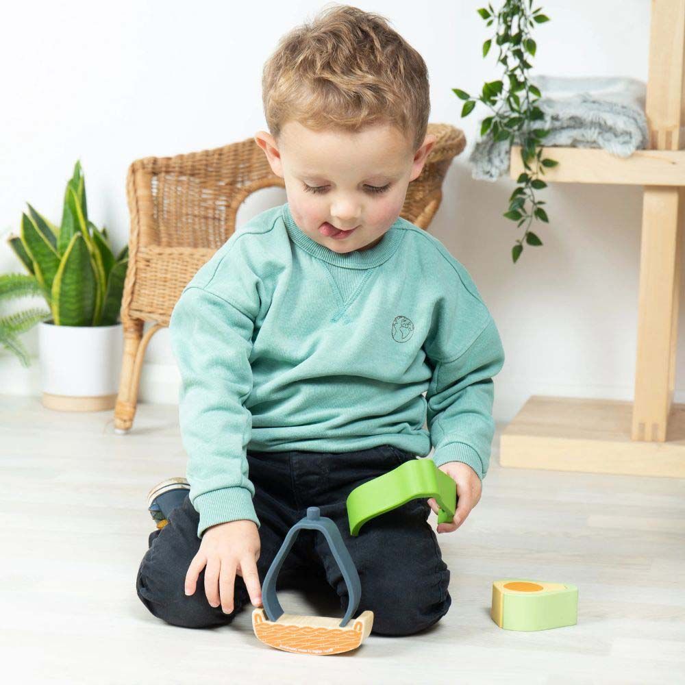 Bigjigs - Rocking Avocado Stacking Toy