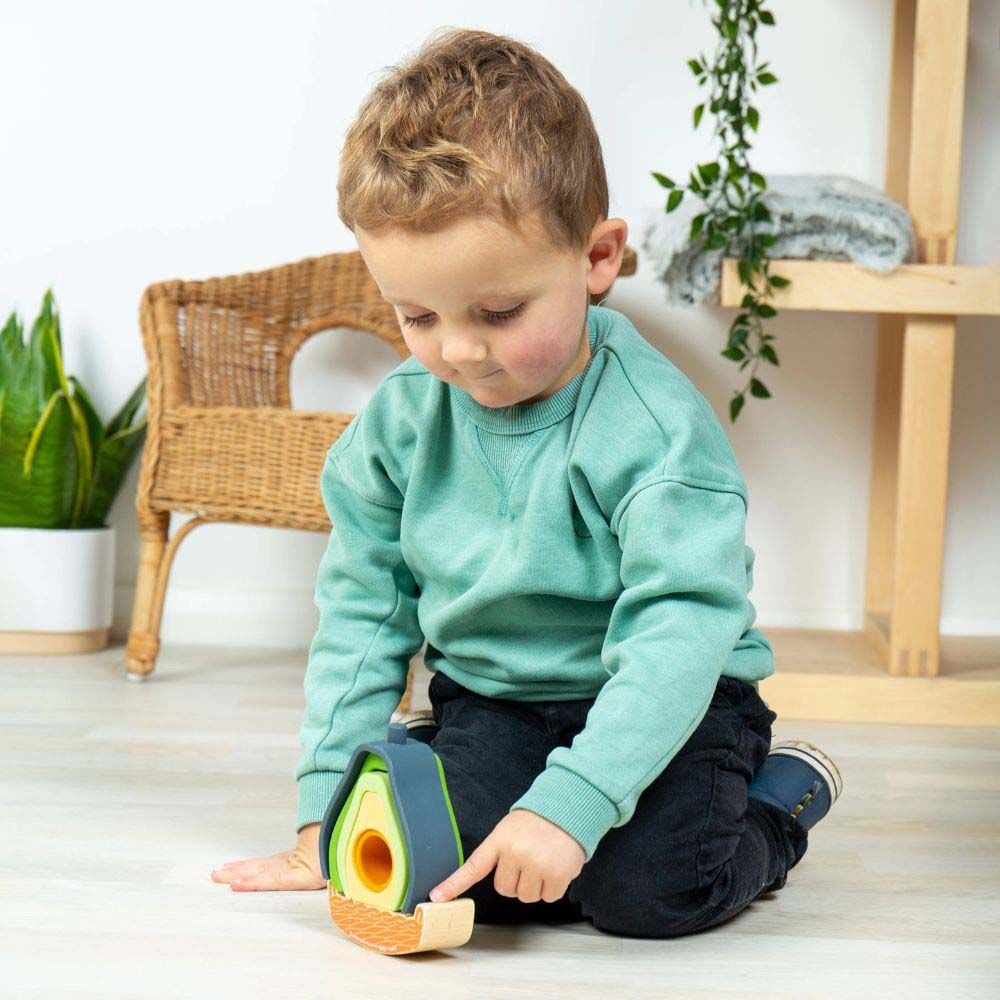 Bigjigs - Rocking Avocado Stacking Toy