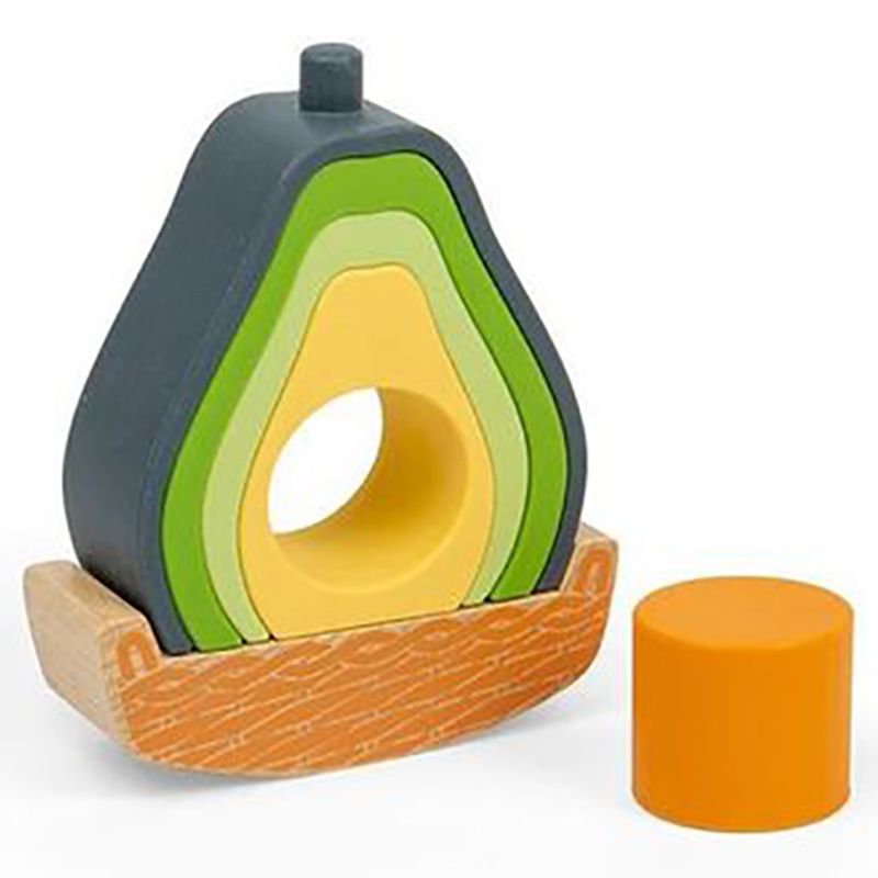 Bigjigs - Rocking Avocado Stacking Toy