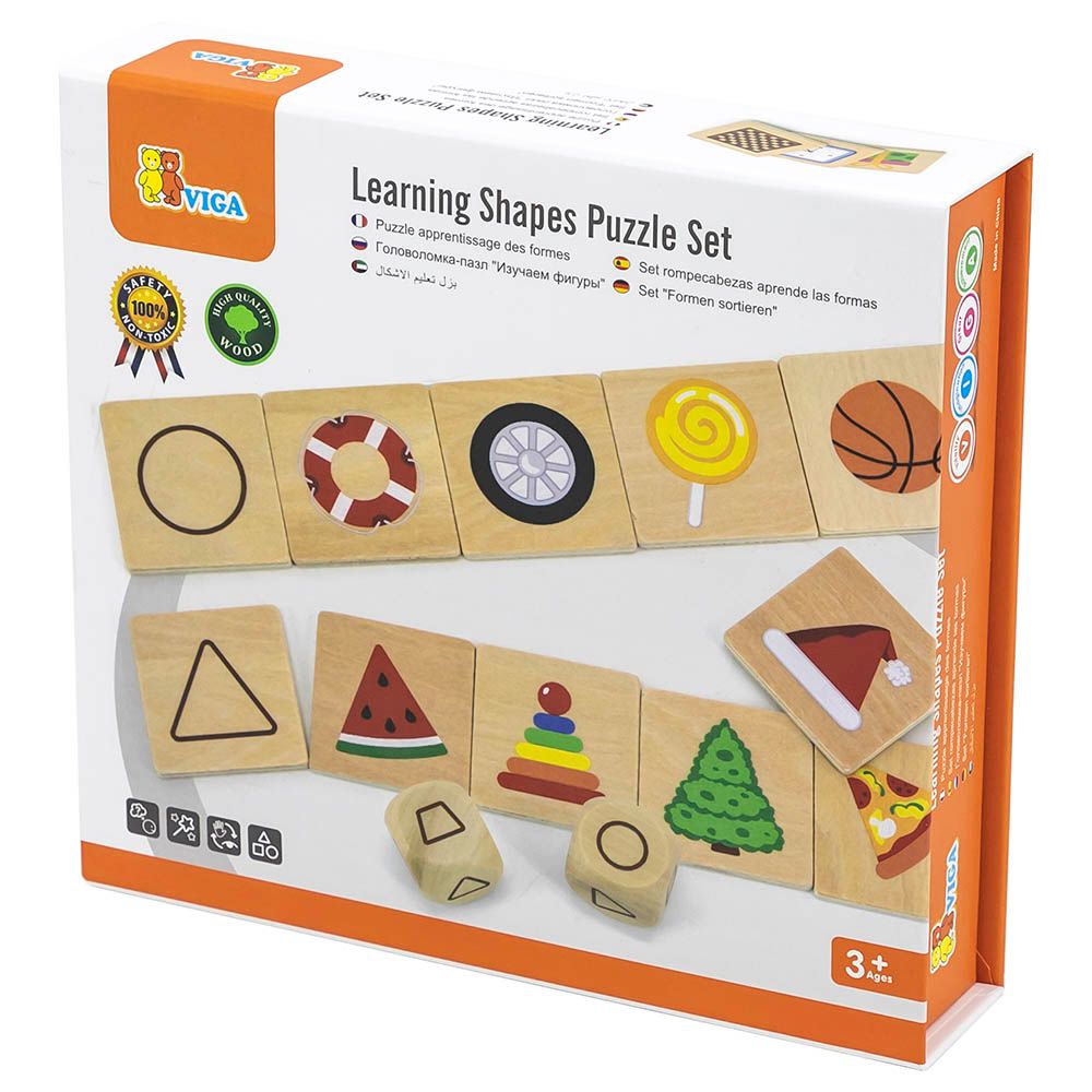 Viga - Learning Shapes Puzzle Set