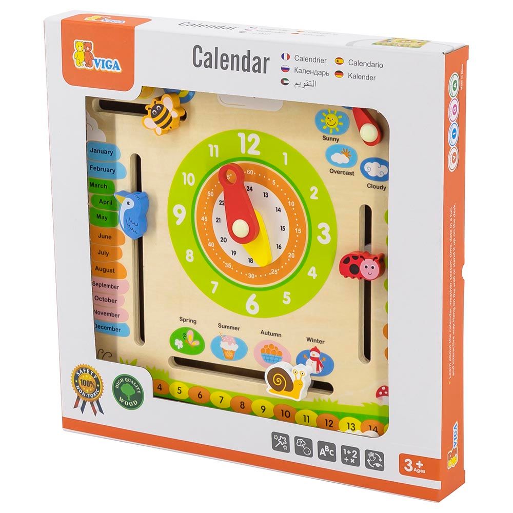 Viga - Calendar - Learn The Time And Seasons