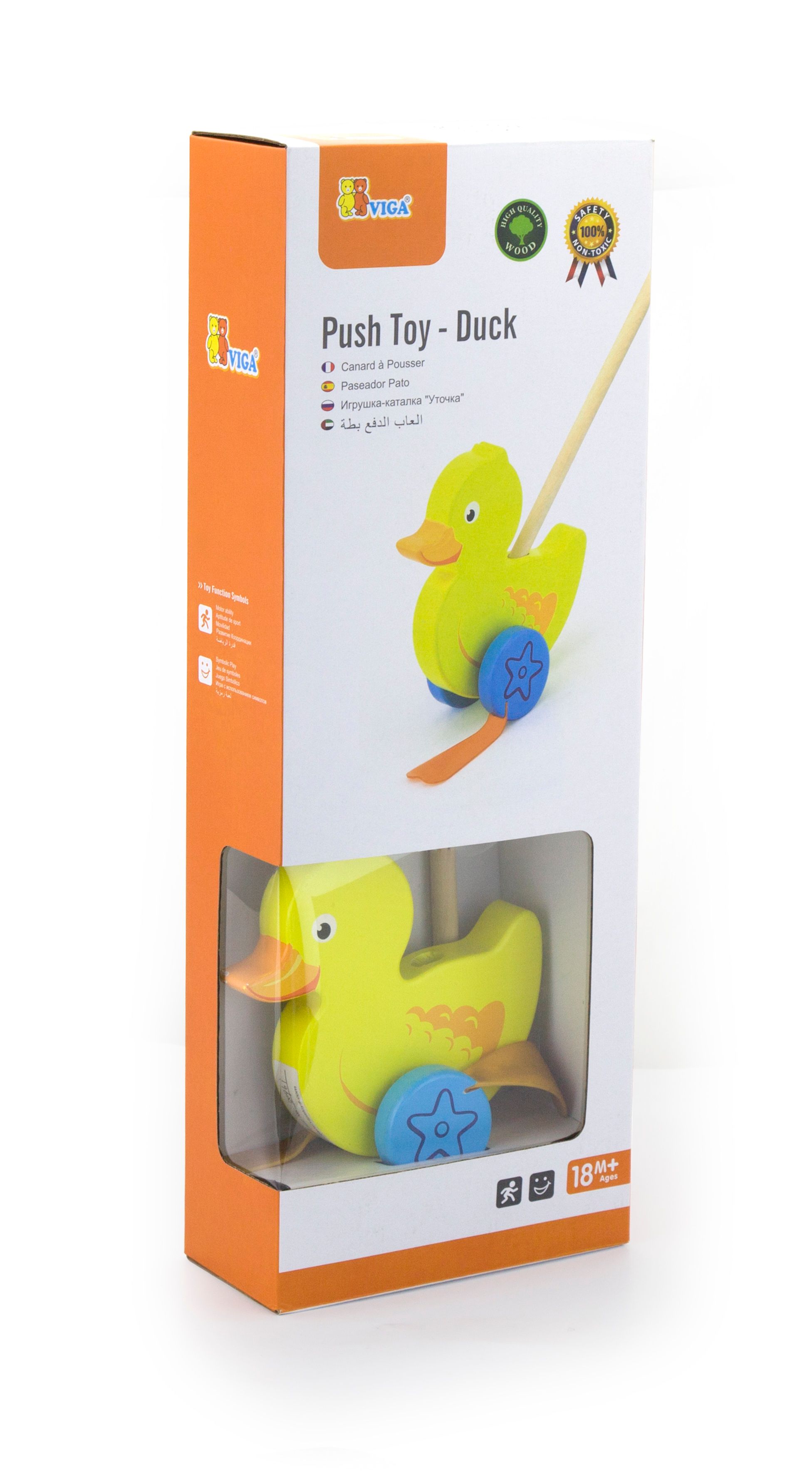 Viga Push Toy-Duck