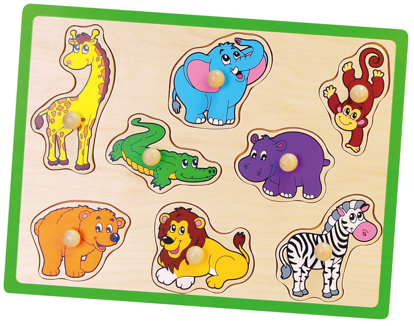 Viga - Flat Puzzle - Wild Animals