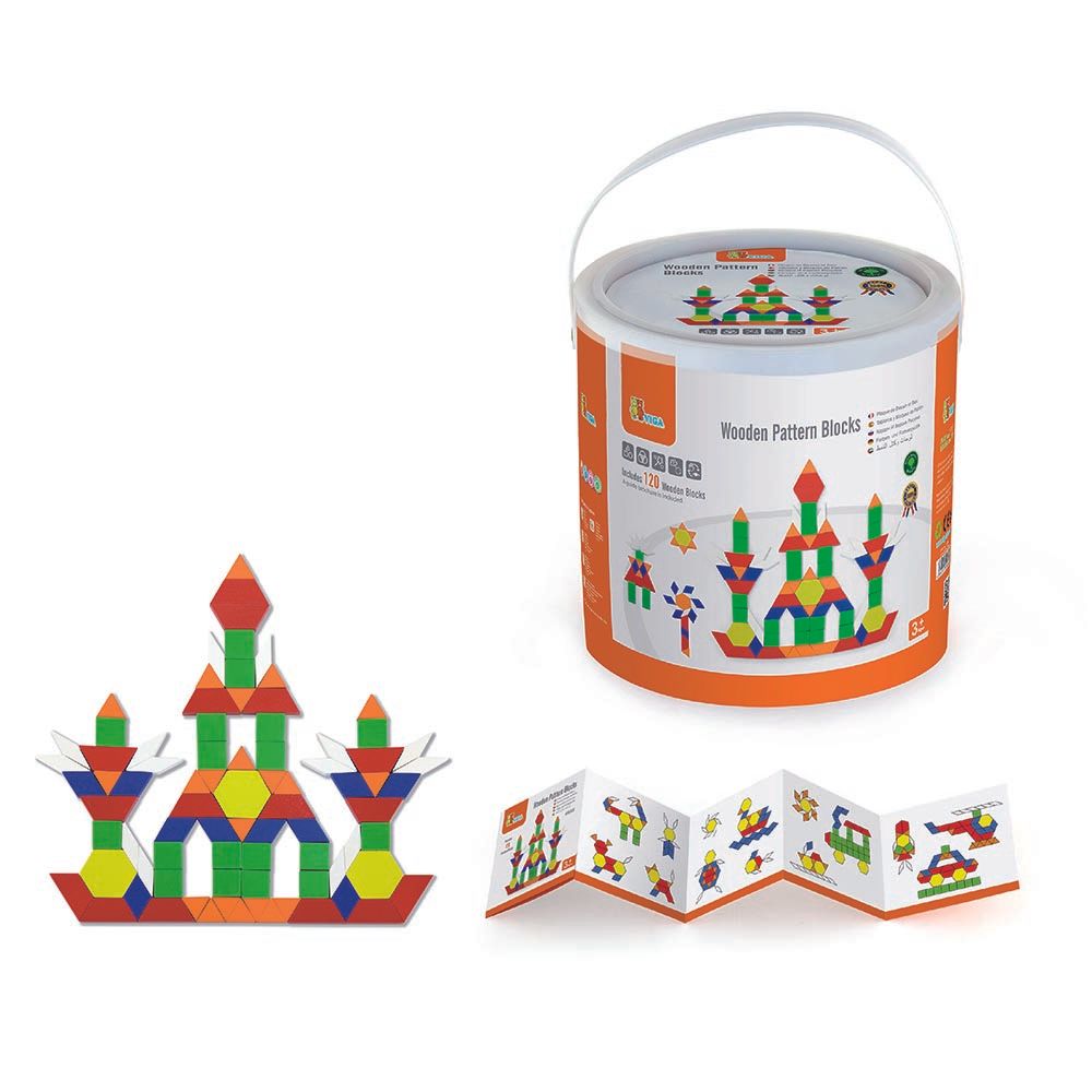 Viga - 250 Wood Pattern Blocks