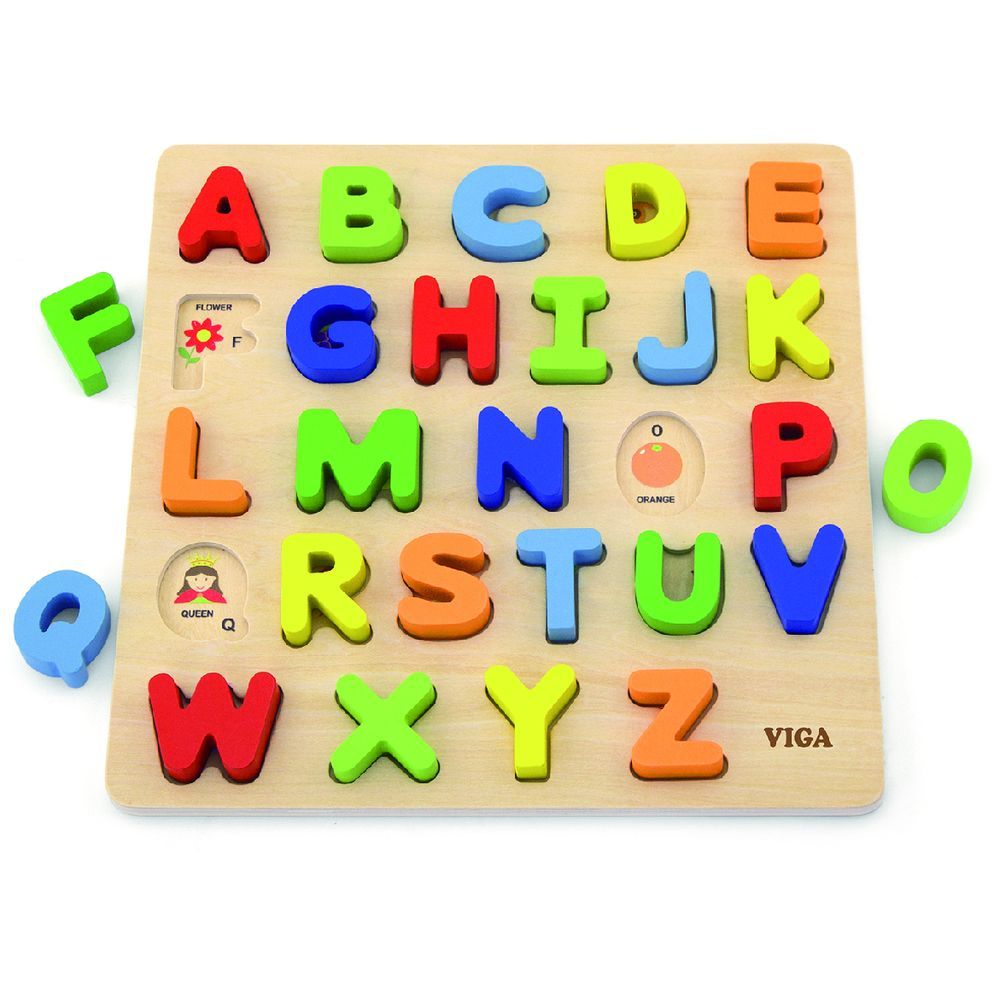 Viga - Block Puzzle - Alphabet Uppercase