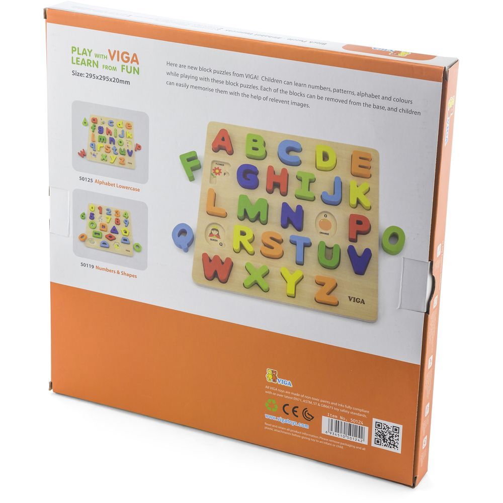 Viga - Block Puzzle - Alphabet Uppercase