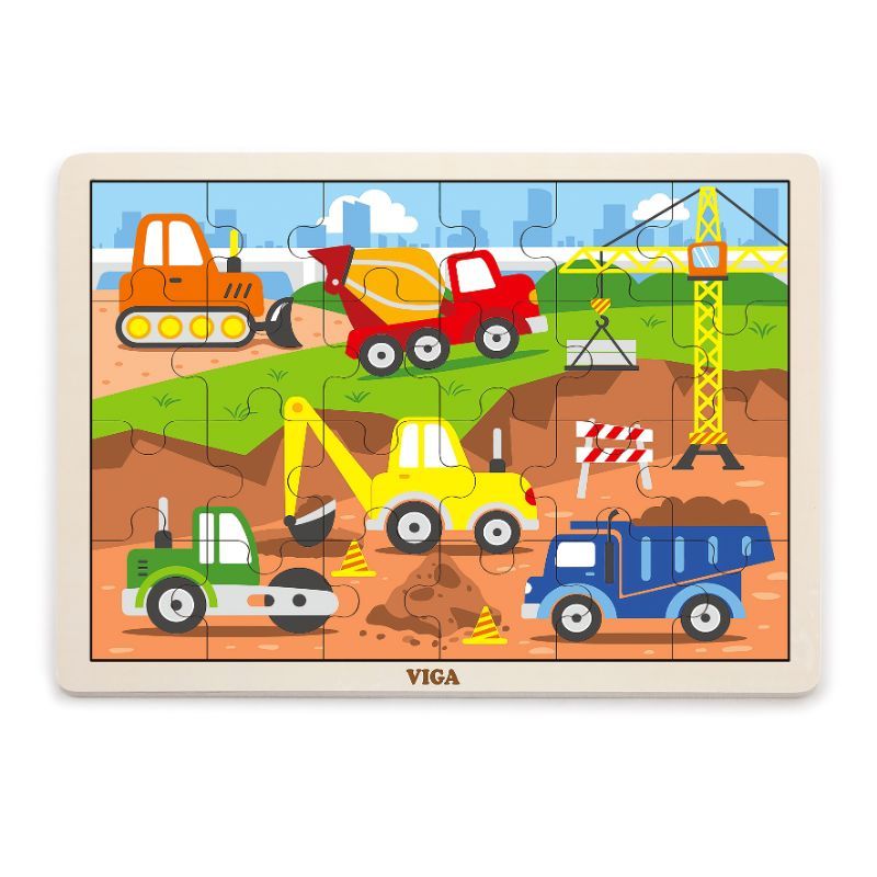 Viga - Construction Puzzle 24Pcs