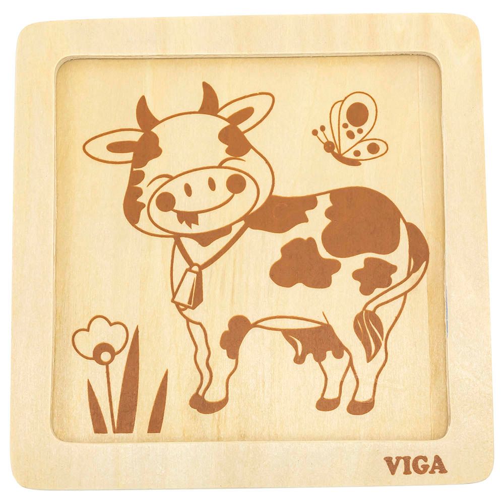 Viga - Handy Puzzle - Cow