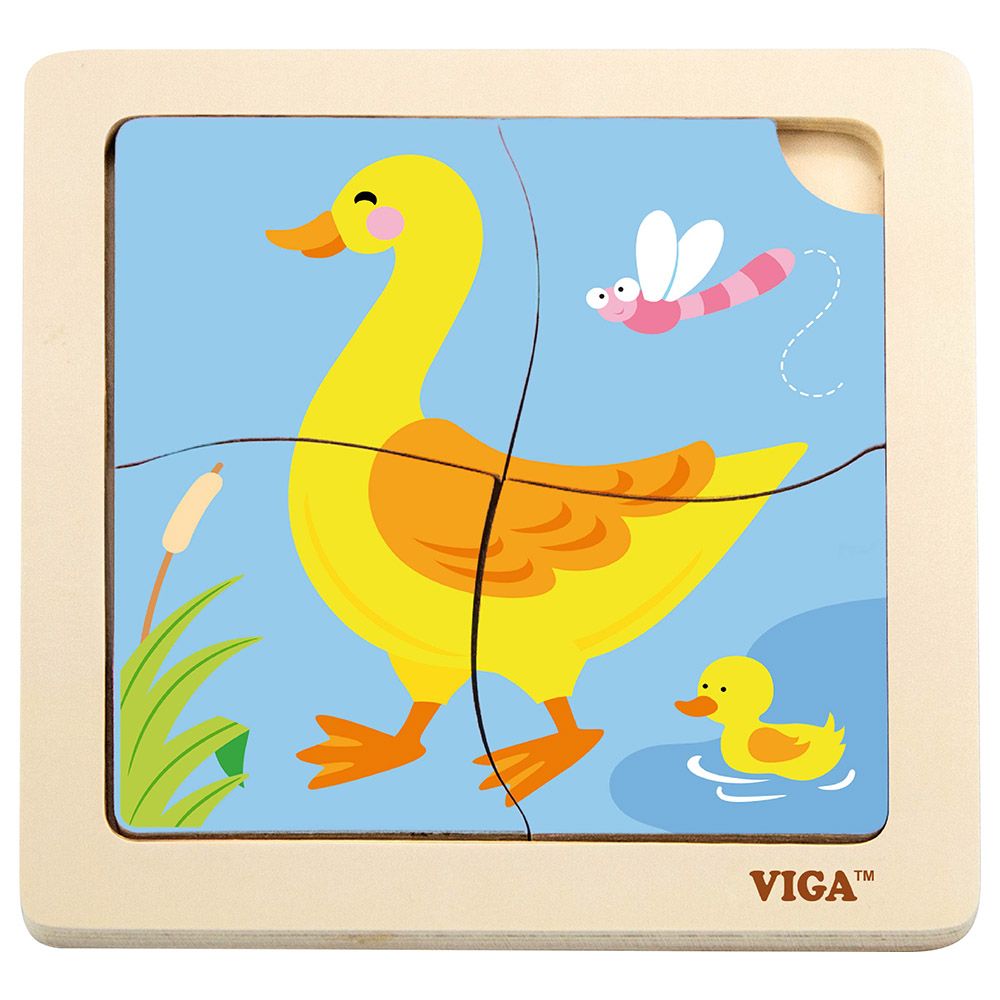 Viga - Handy Flat Puzzle - Duck